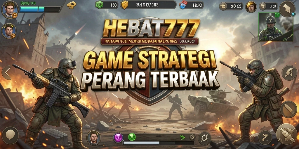 Screenshot dari gameplay HEBAT777 menampilkan pertarungan strategis yang mendebarkan.