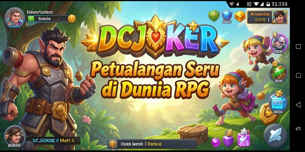 Screenshot menampilkan aksi seru di dunia RPG IDCJOKER.