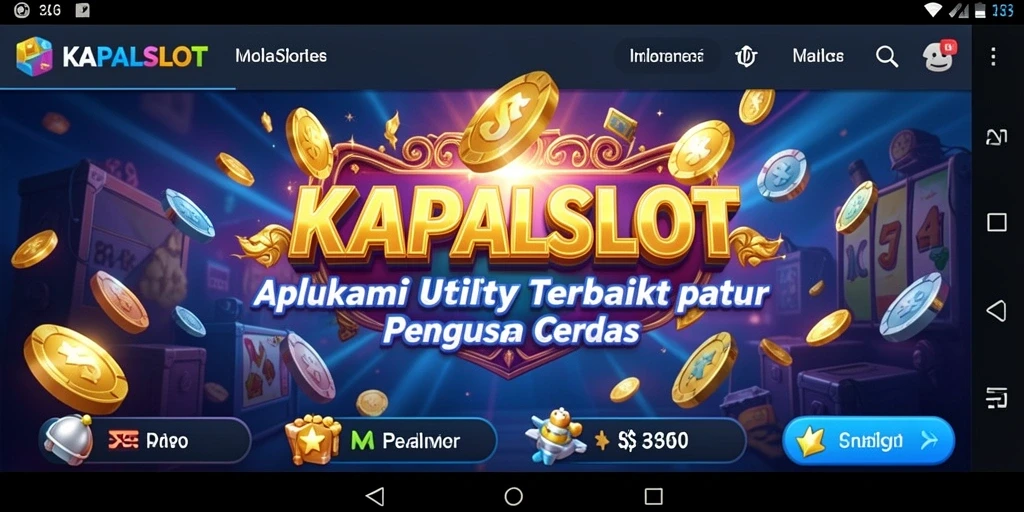 Tangkapan layar KAPALSLOT menunjukkan antarmuka yang ramah pengguna dan fitur-fitur utamanya.