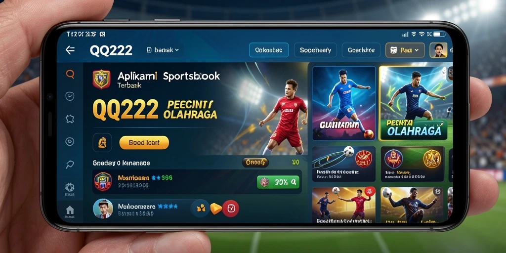 Tampilan gameplay taruhan olahraga yang menarik di QQ222.