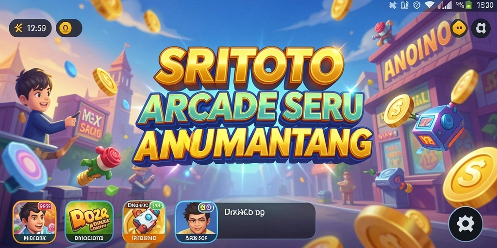 Screenshot menampilkan gameplay seru dari SRITOTO di kategori Arcade.