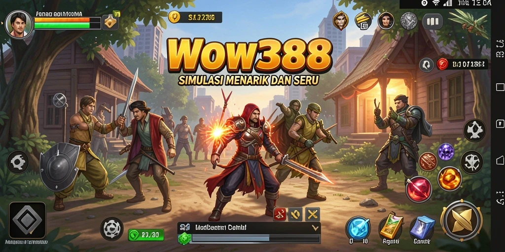 Tampilan gameplay WOW388 yang memukau dengan grafis detail.
